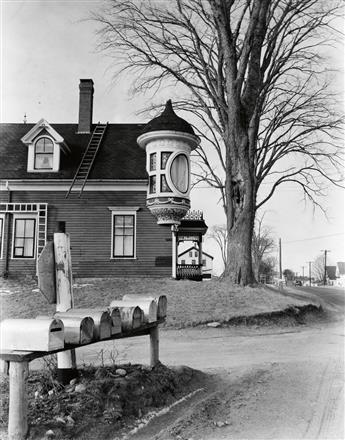 ABBOTT, BERENICE (1898-1991) Designers Window, Bleecker Street * House, Belfast, along Route 1.